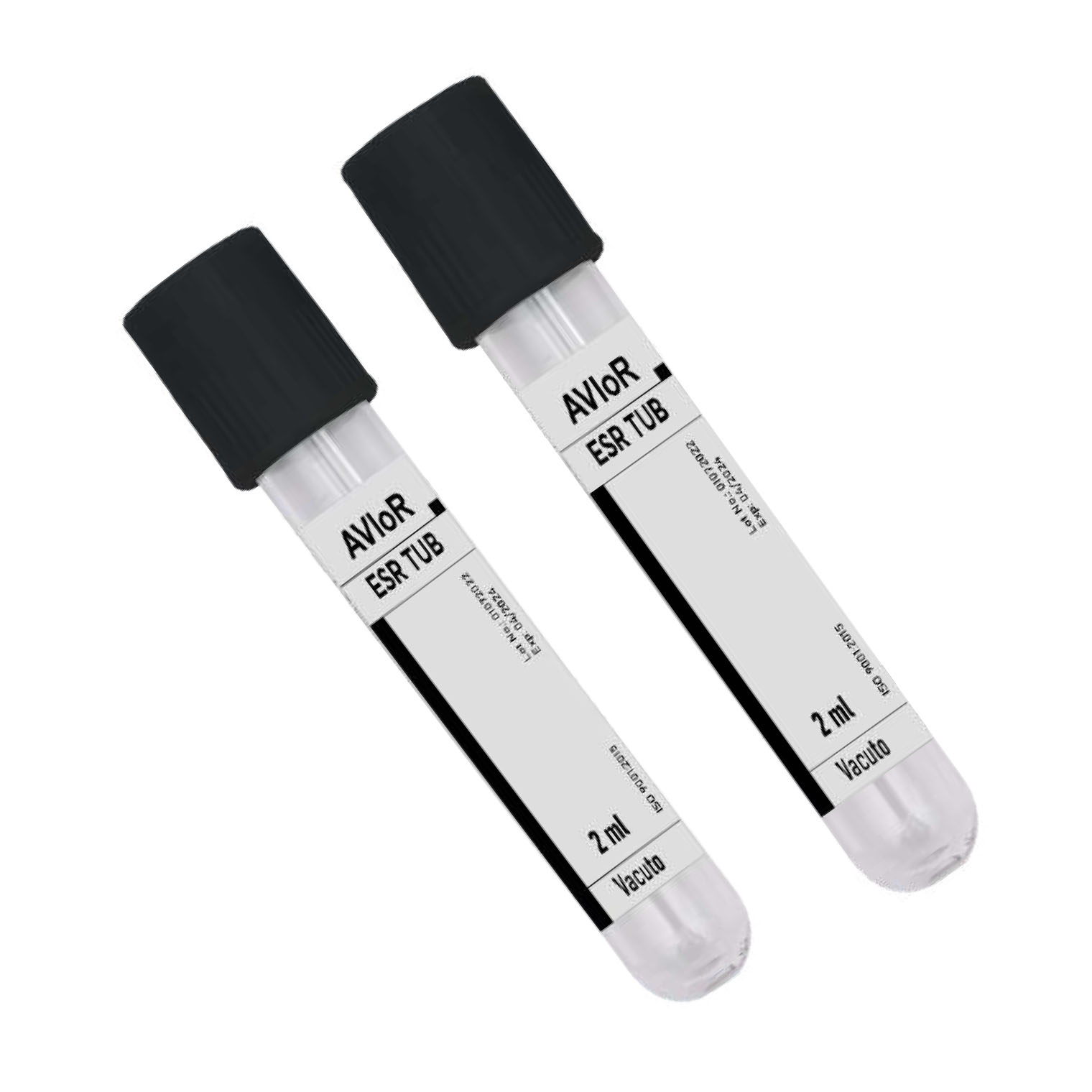 ESR TUBE (SET OF BLACK CAPS)