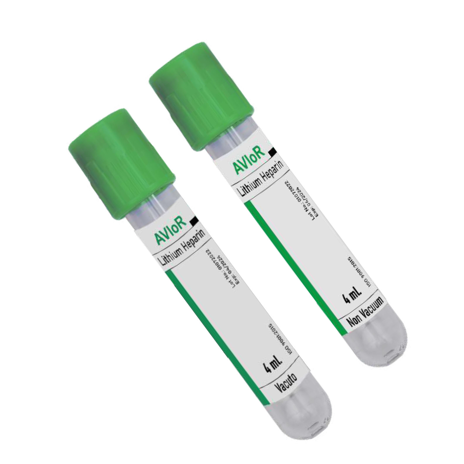 SODIUM/LITHIUM HEPARIN (SET OF GREEN CAPS)